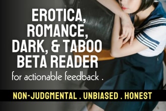 be your erotica, romance, dark or taboo beta reader