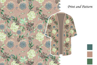 create surface patterns for different textile products