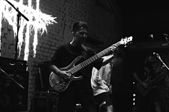 record a good metal hardcore rock bass guitar track for you