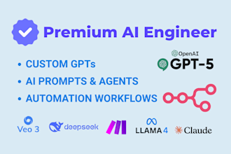 build custom gpts, engineer ai prompts, ai agents and automation workflows