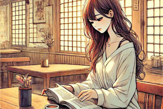 create comic books, ai wallpapers and anime illustration by using chat gpt 4