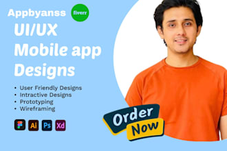 design your mobile app UI in figma, mobile app ui design