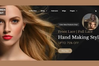 design hair extension website, shopify hair extension website