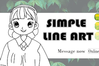 produce vector line art drawings and outline illustrations from your images