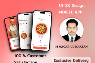 uiux design web design or mobile app design for ios, android