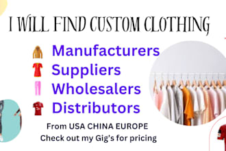 find custom clothing manufacturers for your business and brand