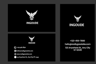 design modern business cards and stationary