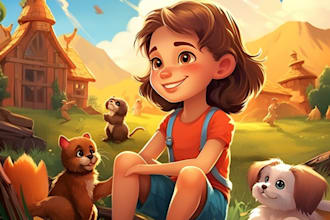 do children book illustration