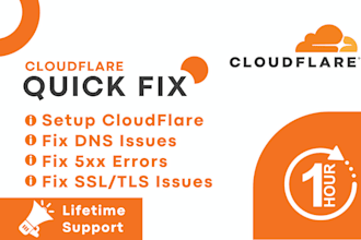 set up, optimize, and fix cloudflare issues