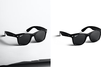do white background with natural shadow effects