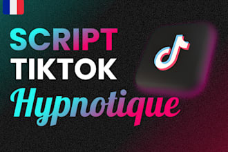 write your tiktok script in french