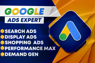 be your google ads adwords expert, search ads, shopping ads, display ads, ppc