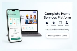 build on demand, handyman, home services booking, delivery app and website