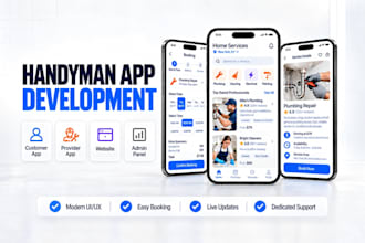 build a handyman app and home services booking website