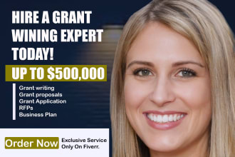 grant writing and submission, proposal, research, application, business plan