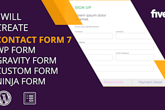 create contact form 7, wp form, gravity, ninja, and custom forms for wordpress