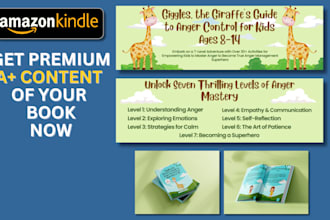 design premium amazon kdp a plus content for your book