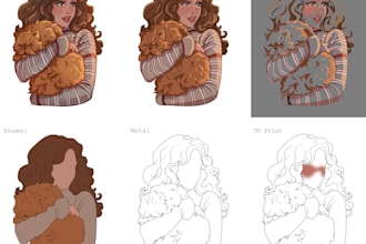 vector your enamel pin design