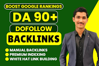 provide high authority da 90 plus SEO dofollow backlinks