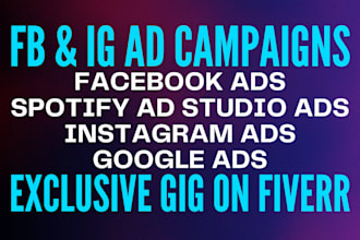 create facebook and instagram ads campaign