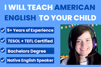 teach your child american english through online lessons