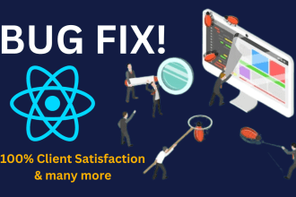 fix bugs in react, next js, or any website errors and issues