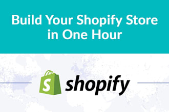 develop a modern professional shopify store  jus 24 hours