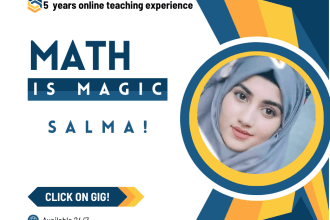 be kids math tutor and teacher from primary to high school math