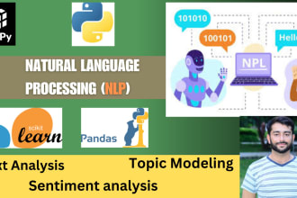 do nlp sentiment analysis  topic modeling and text analysis