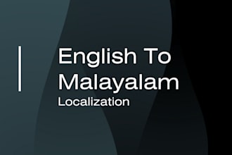 localize english to malayalam