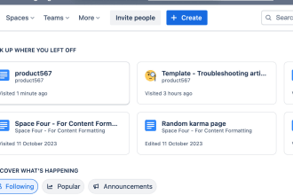 set up your confluence instance and spaces