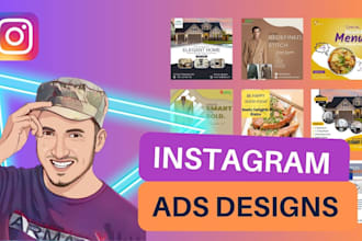 design creative ads or posts for instagram