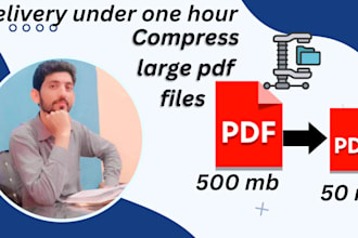 reduce and compress the size of PDF file