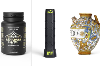 make clean 3d renders for your amazon listings