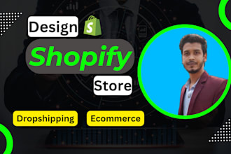 create shopify website dropshipping store build ecommerce website shopify store
