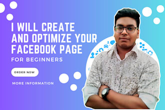 create and setup your  facebook business page