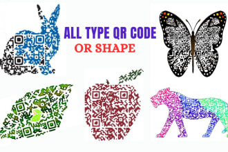 do custom qr code create any shape unique to your  logo design