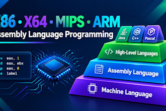 code an x86,x64 mips and arm assembly language programming
