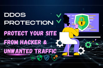 do ddos protection for any website, wordpress, whm, whmcs