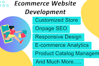 make custom ecommerce store and market place