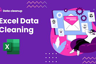 ms excel or CSV data cleaning, formatting, organize, remove duplicate data