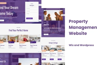design property management website, vacation rentals