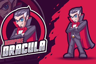 create your cartoon logo,twitch,gaming and mascot