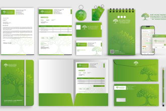 design business card, letterhead, and stationery all items