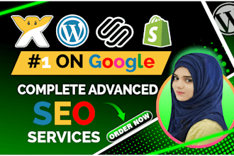 do wordpress SEO, wix, shopify and squarespace, optimize onpage and technical