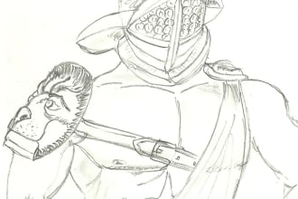draw mythology heroes ancient greek roman and medieval warriors and creatures