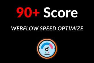 speed up webflow website in google pagespeed insights