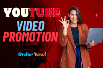 do creative youtube video promotion and video SEO