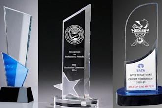 do trophy design for you
