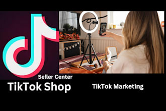 set up tiktok shop seller center, product listing tiktok US, UK